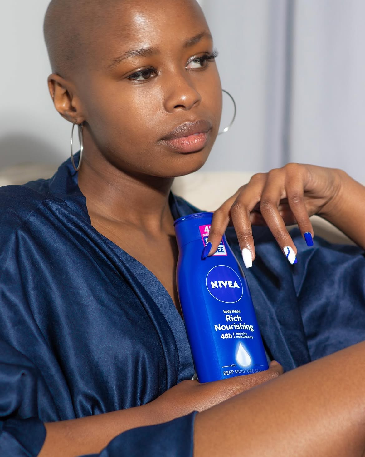 Nivea body-care campaign photograph